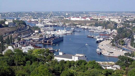 Der Hafen von Sewastopol