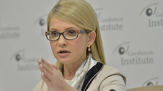 Julia Timoschenko führt in den Umfragen in der Ukraine