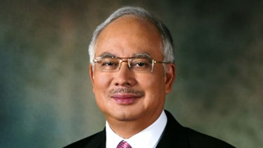 Verliert an Einfluss und muss für 2018 den Machtverlust fürchten: Regierender Premierminister Najib Razak. Foto: Malaysian government - photosubmission