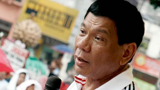 Der neue Prsident der Philipinnen, Rodrigo Duterte