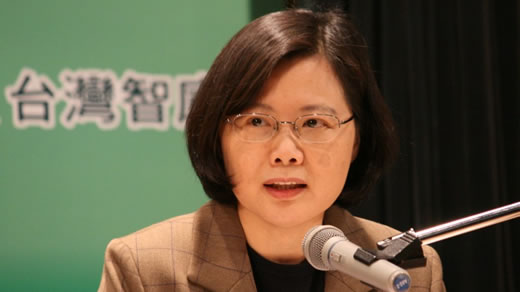 Tsai Ing-wen wird Präsidentin Taiwans